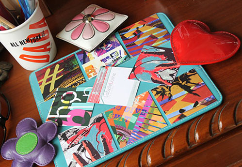 various designs of business cards